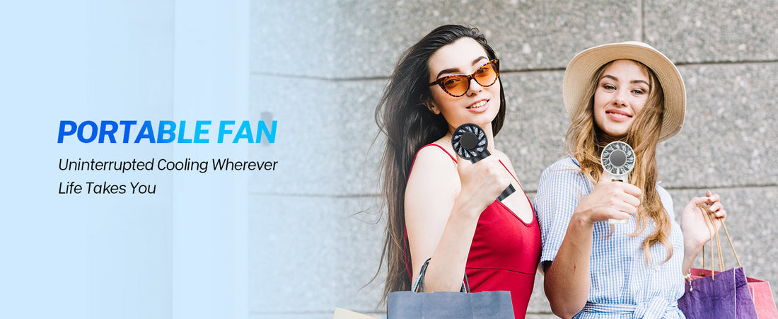 What is the most powerful portable battery fan?