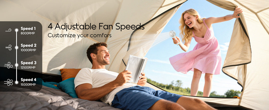 What is the best handheld fan with cooling?