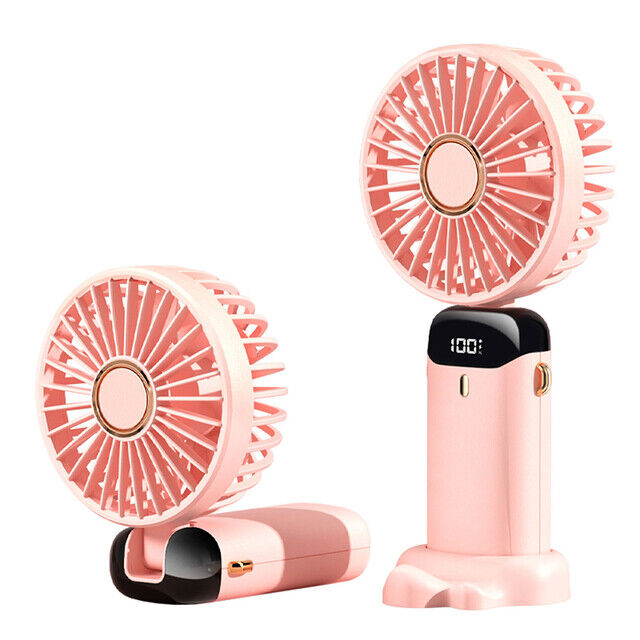 Mini Hand Held Small Folding Desk Fan Cooler Cooling USB Fans