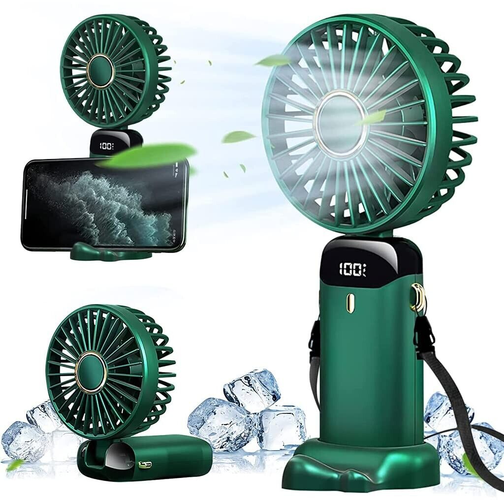 Mini Hand Held Small Folding Desk Fan Cooler Cooling USB Fans