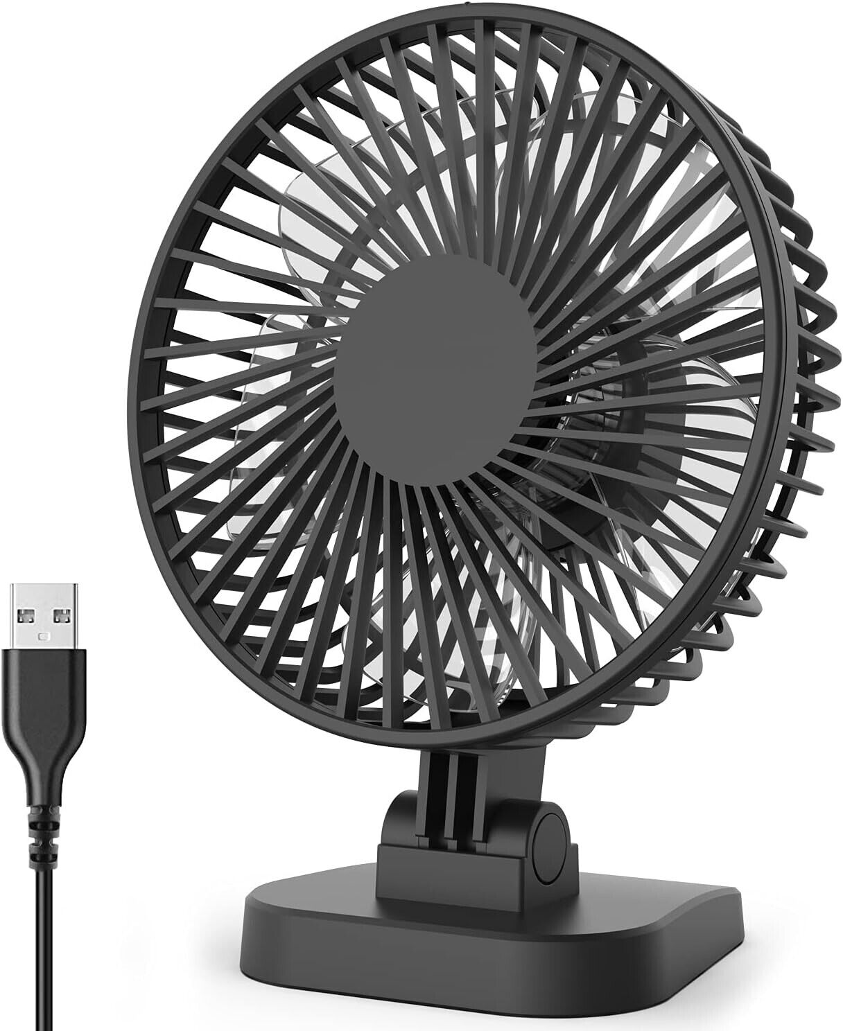 Small Personal Quiet Desktop Fan Adjustable Tilt Angle Portable Cooling Fans