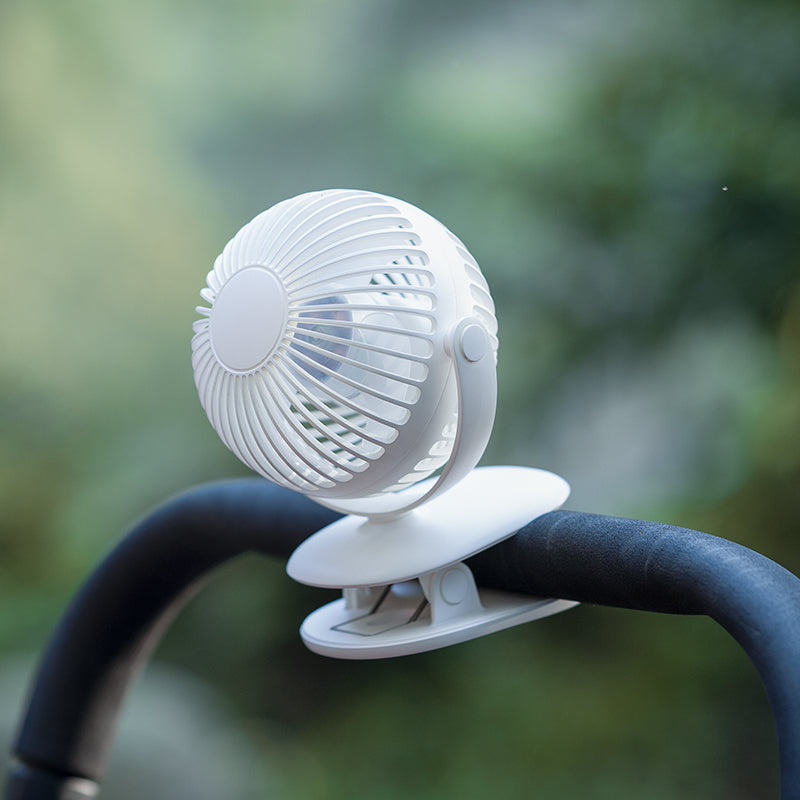 Mini Small Clip Fan USB Desktop Clip-on Baby Stroller Fan Dormitory Bedside Charging Fan