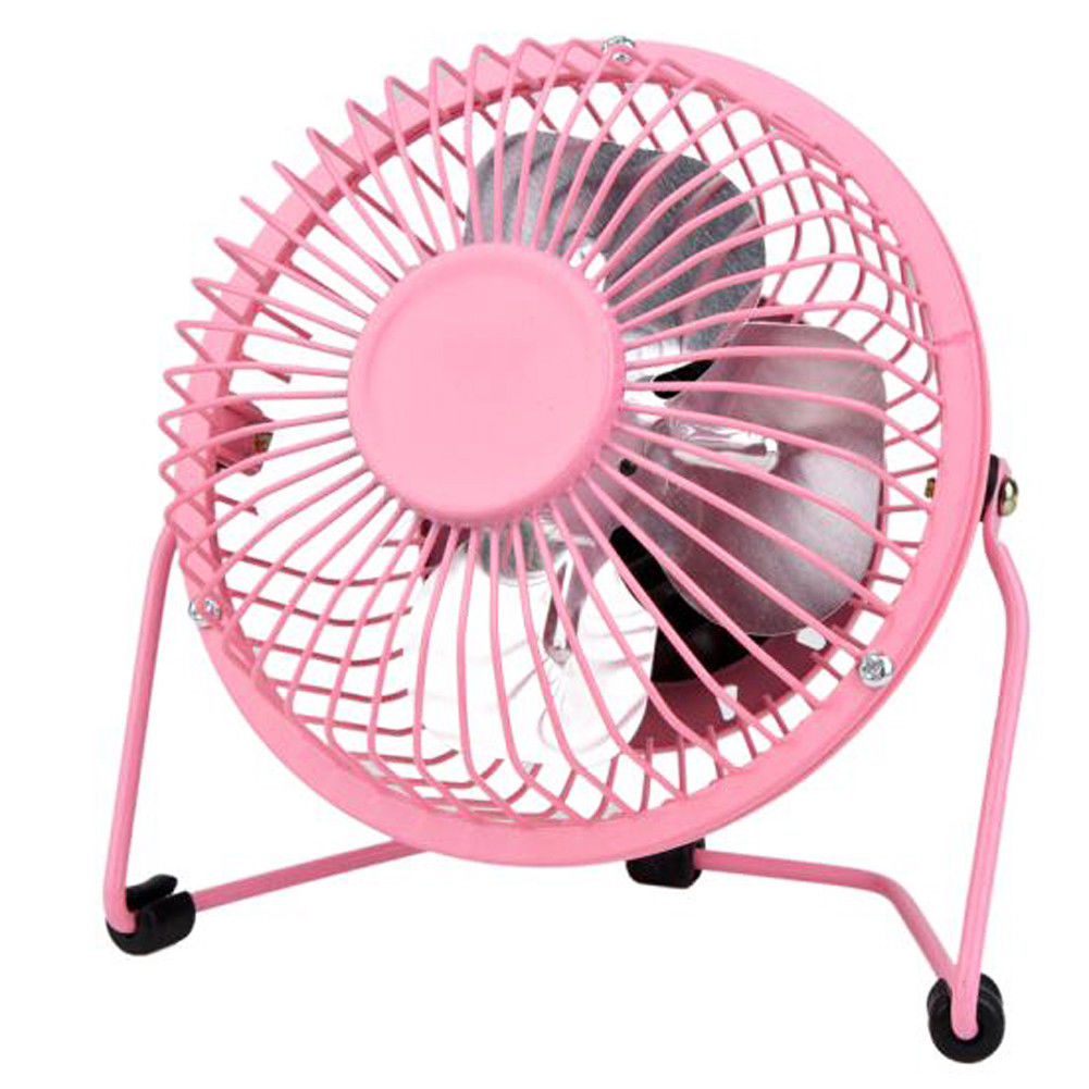 Mini Table Outdoor Fan USB Portable Desk Fan Metal Mute Office Home Personal