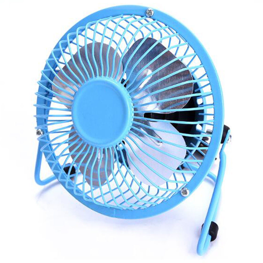 Mini Table Outdoor Fan USB Portable Desk Fan Metal Mute Office Home Personal