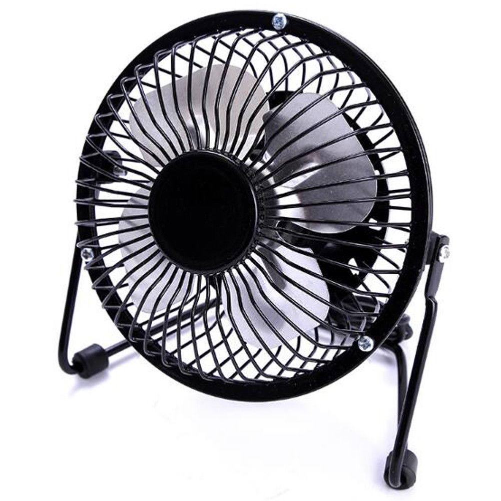 Mini Table Outdoor Fan USB Portable Desk Fan Metal Mute Office Home Personal
