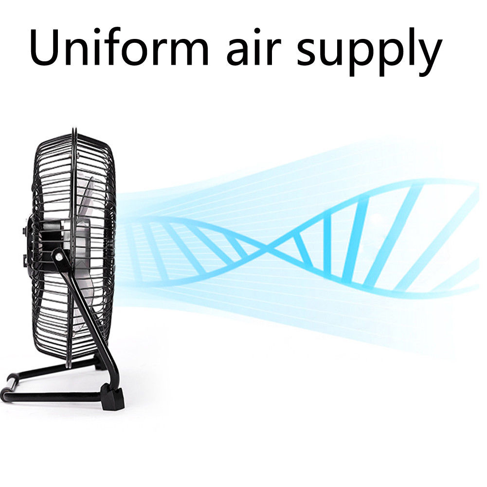 Mini Table Outdoor Fan USB Portable Desk Fan Metal Mute Office Home Personal