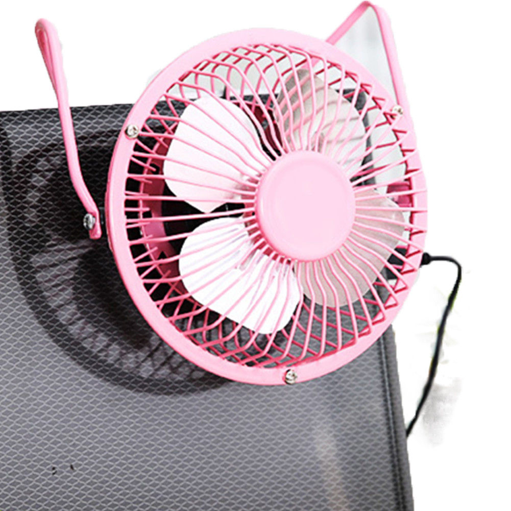 Mini Table Outdoor Fan USB Portable Desk Fan Metal Mute Office Home Personal