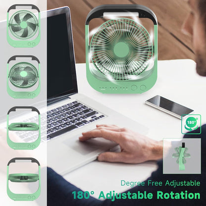 Super Long Lasting Battery Operated Fans for Office,Bedroom,Outdoor