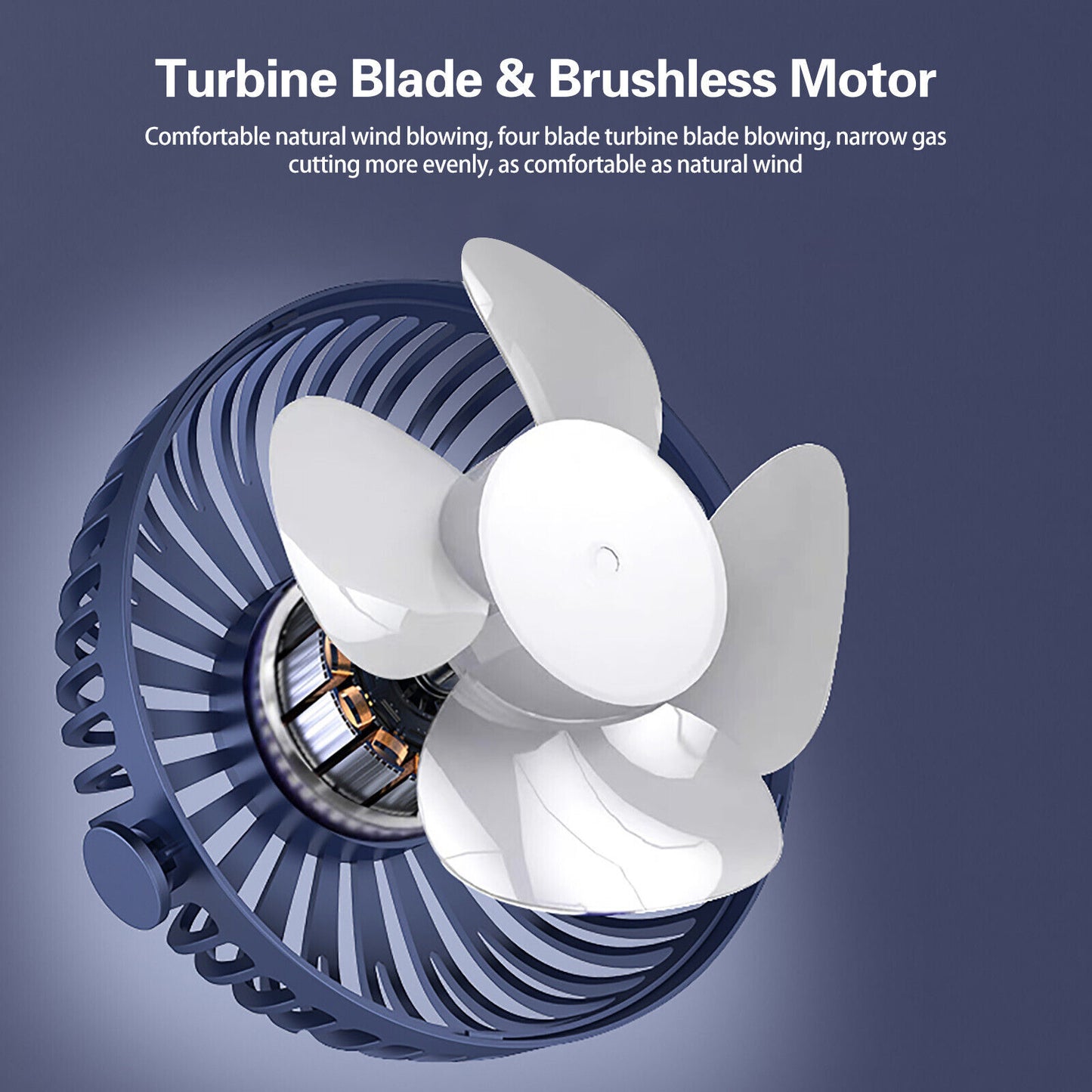 Mini Table Fan Ultra Quiet Small Personal USB Desk Fan