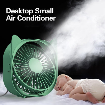 Mini Table Fan Ultra Quiet Small Personal USB Desk Fan