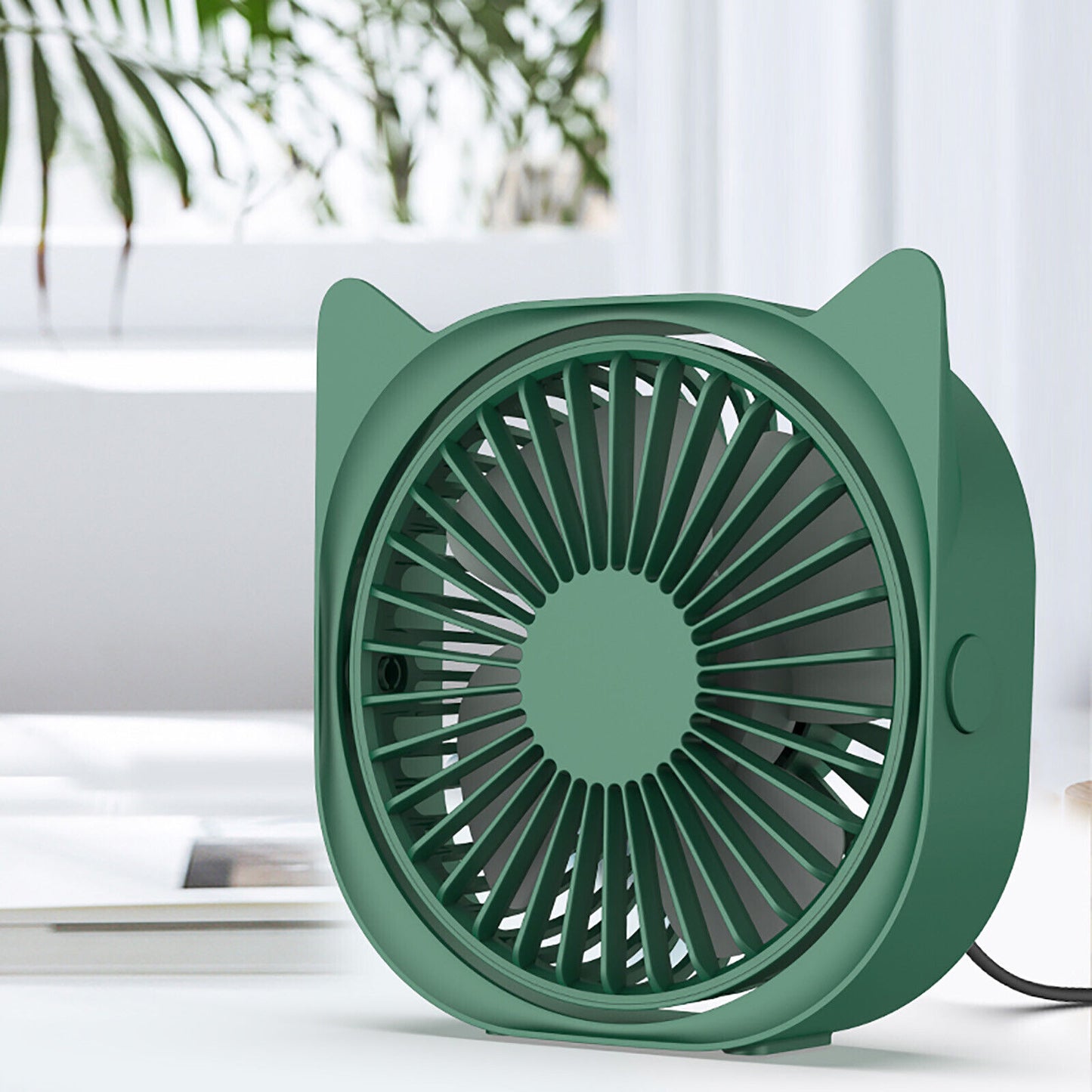 Mini Table Fan Ultra Quiet Small Personal USB Desk Fan