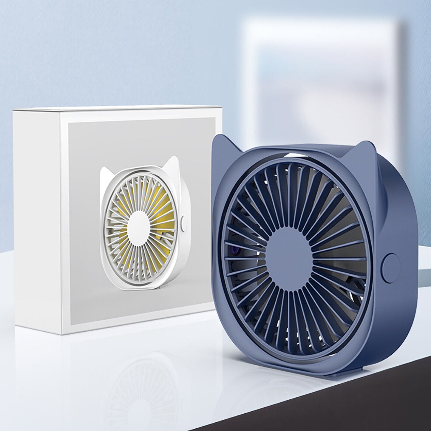 Mini Table Fan Ultra Quiet Small Personal USB Desk Fan