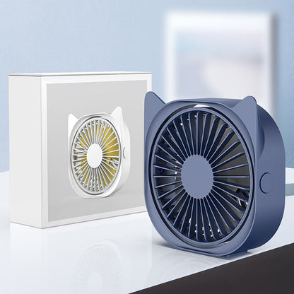 Mini Table Fan Ultra Quiet Small Personal USB Desk Fan