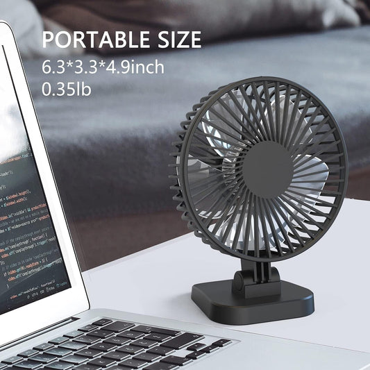 Small Personal Quiet Desktop Fan Adjustable Tilt Angle Portable Cooling Fans
