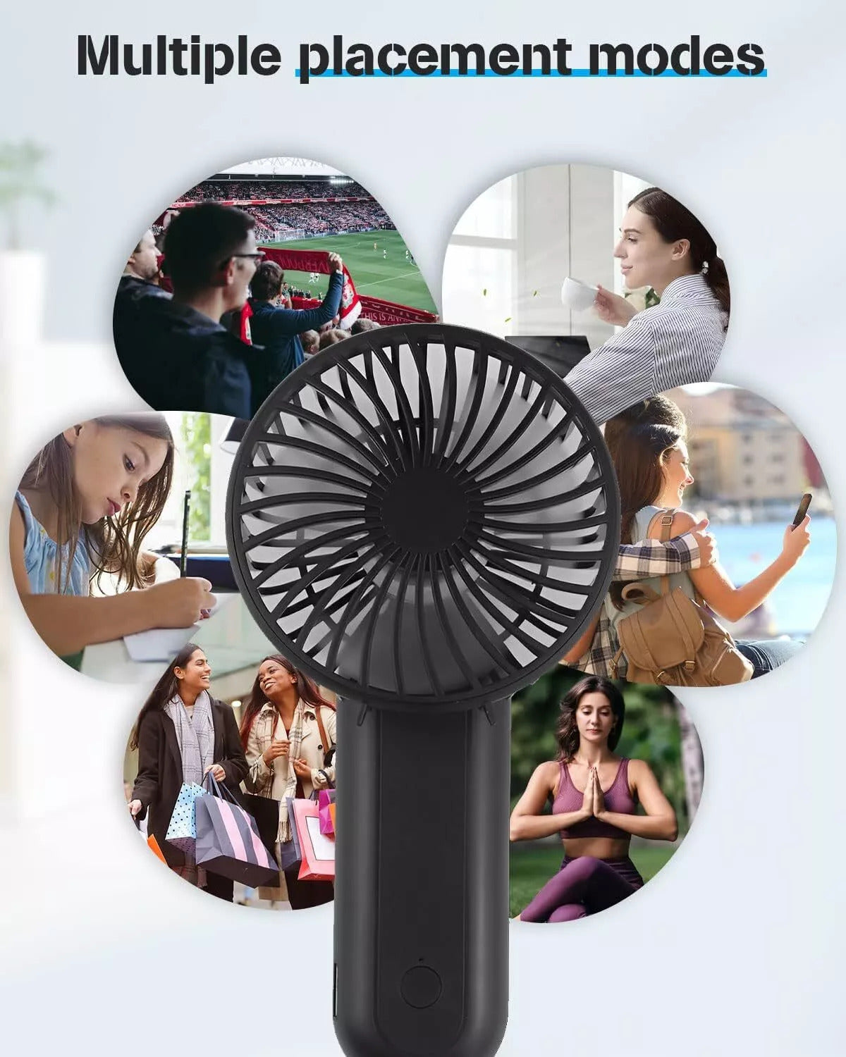 180° Foldable Desk Fans Mini USB Handheld Fan for Office, Home, Travel