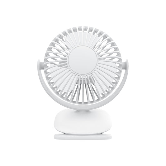 Mini Small Clip Fan USB Desktop Clip-on Baby Stroller Fan Dormitory Bedside Charging Fan