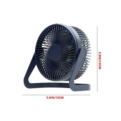 360° Mini Desk Fan Travel Fan USB Fan Portable Table Fan