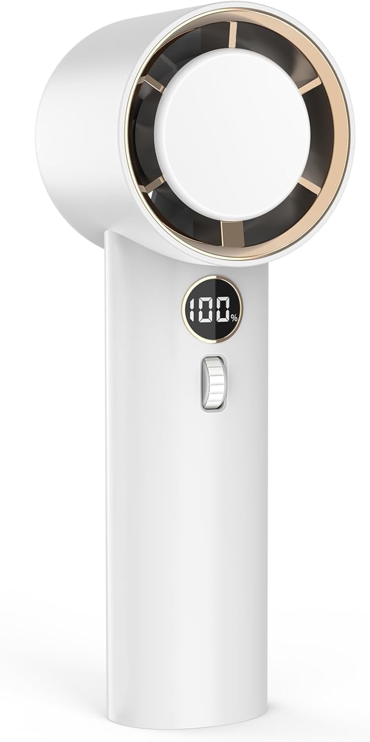 1-100 Speed Adjustable Portable Personal Handheld Fan Rechargeable for Travel, Outdoor