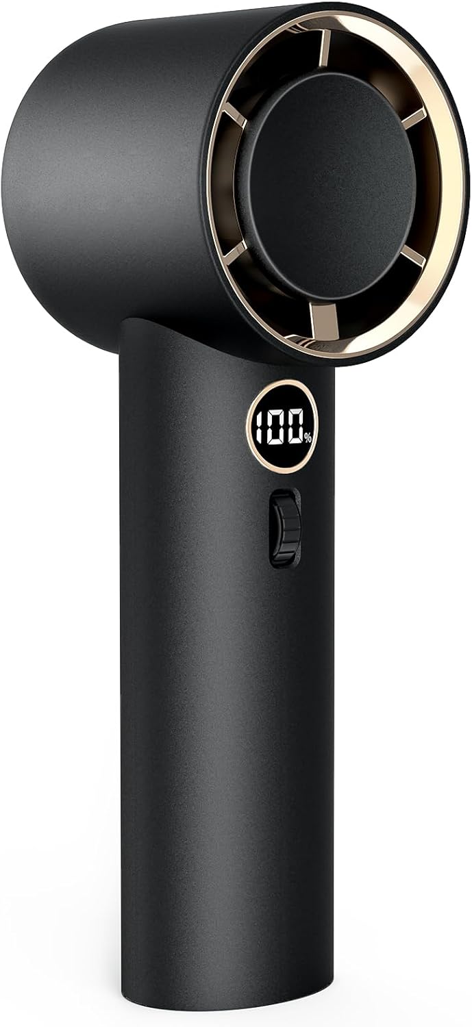 1-100 Speed Adjustable Portable Personal Handheld Fan Rechargeable for Travel, Outdoor