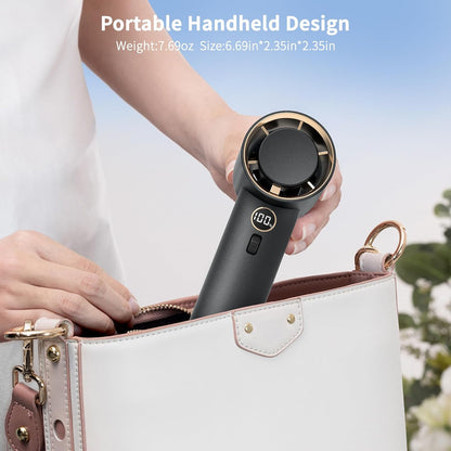 1-100 Speed Adjustable Portable Personal Handheld Fan Rechargeable for Travel, Outdoor