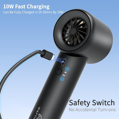 1-100 Speed Adjustable Portable Personal Handheld Fan Rechargeable for Travel, Outdoor