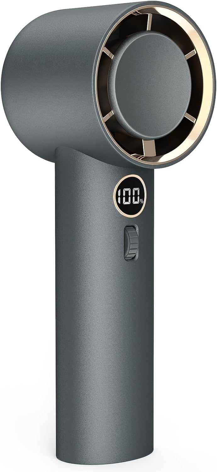 1-100 Speed Adjustable Portable Personal Handheld Fan Rechargeable for Travel, Outdoor