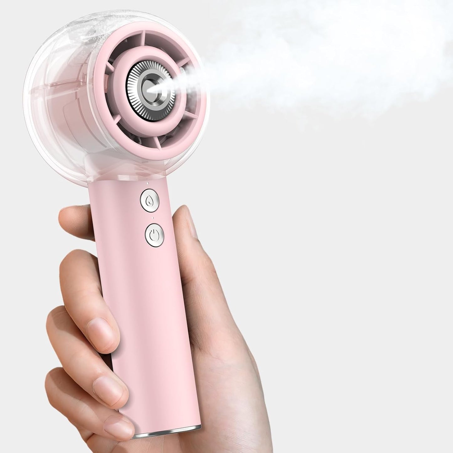 Mini Portable Handheld Fan Powerful Turbo Motor Personal Fans with 4 Strong Wind Cooling Gadgets for Travel. Camping. Beach. Outdoor. Gifts