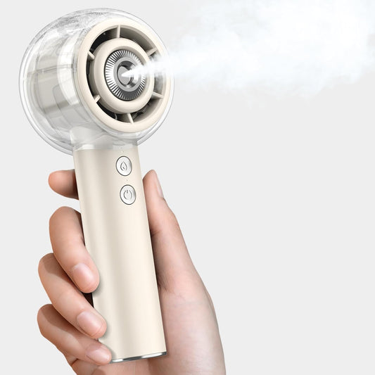 Mini Portable Handheld Fan Powerful Turbo Motor Personal Fans with 4 Strong Wind Cooling Gadgets for Travel. Camping. Beach. Outdoor. Gifts