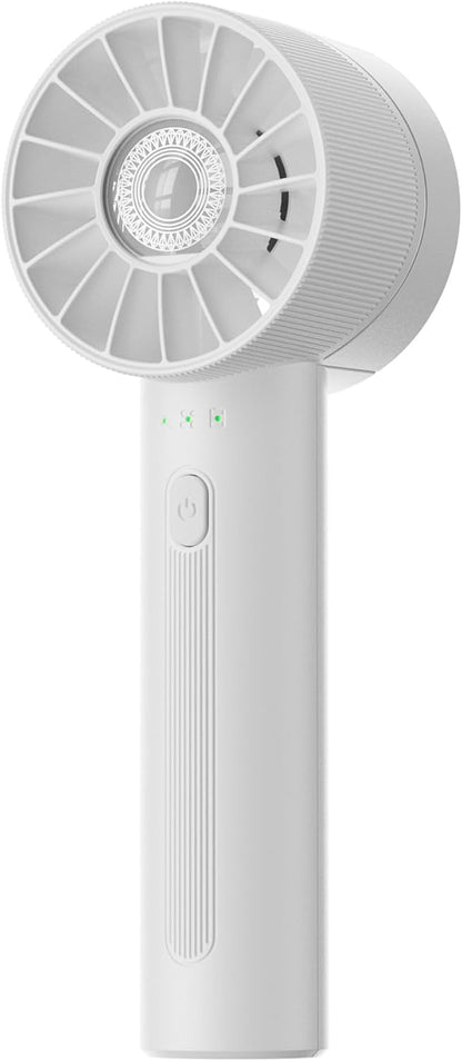 Mini Portable Handheld Turbo Fan 4 Speed High Velocity Personal Cooling Device Purse Travel Essential for Vacation/Beach/Trip