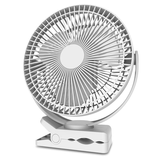 10000mAh Clip on Fan Small Desk Fan Battery Powered Fan 360° Rotation Personal Fan Suitable for Golf Cart, Bedroom, Travel and Camping