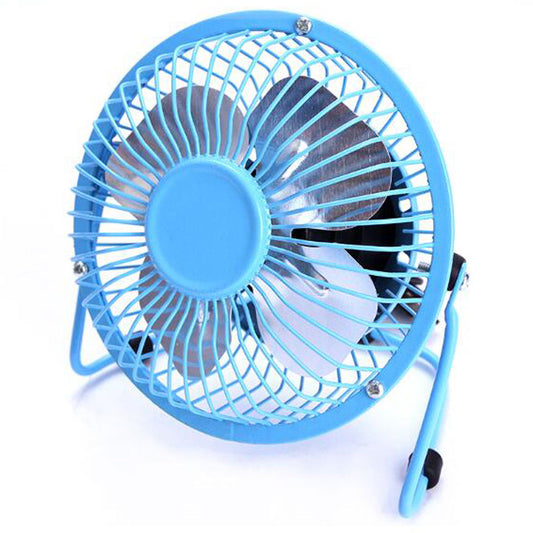 Mini Table Outdoor Fan USB Portable Desk Fan Metal Mute Office Home Personal